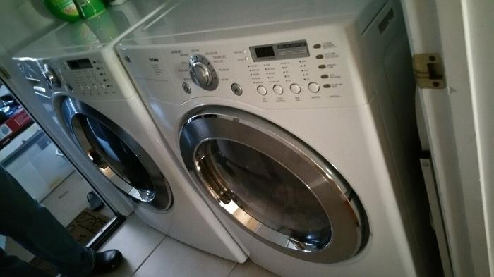 LG TROMM front load washer and dryer
