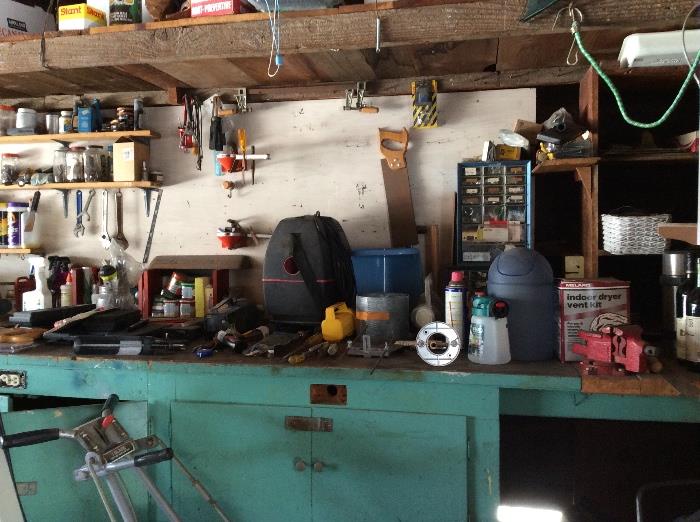 Lots of garage stuff for the men