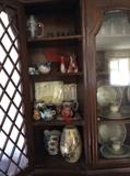 Japanese rice bowls, Sake sets, vases.