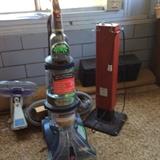 Hardly used Hoover steam cleaner with attachments
