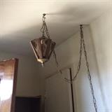 This is REALLY NEAT.  STRING ART style hanging lamp.