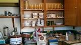 Vintage kitchenware including Corelle, Glassware, Crockpot, and more.