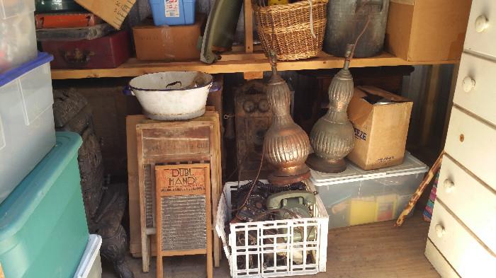 Antique and vintage lamps, lighting