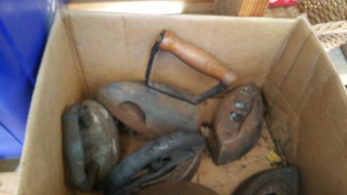 old irons - cast iron