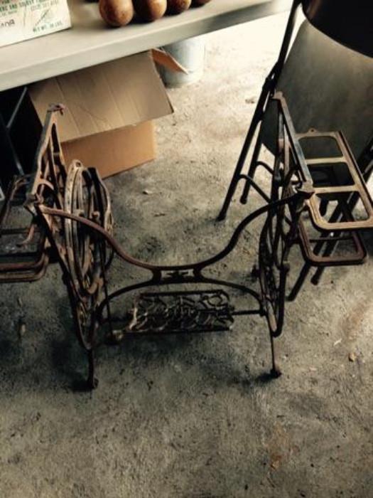 sewing treadle frame