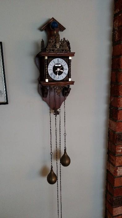 Antique Wall Clock Howard Miller