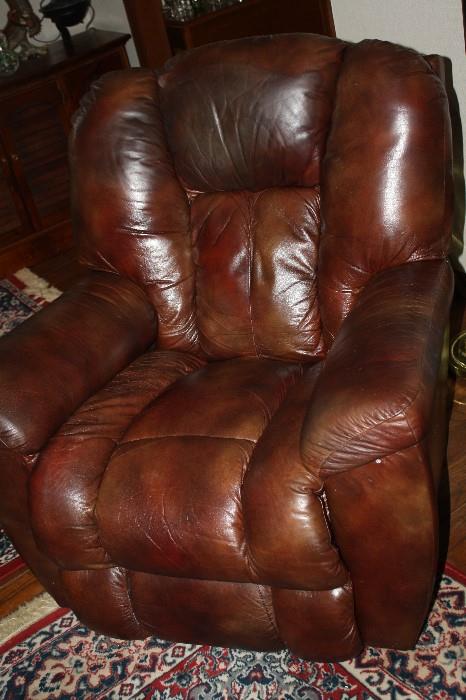 LAZBOY LEATHER RECLINER