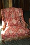 CUSTOM QUEEN ANN STYLE WING BACK CHAIRS