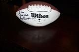 SIGNED FOOTBAL BY ARA PARSEGHIAN FORMER NOTRE DAME FOOTBALL COACH