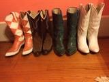 vintage cowboy boots size 4.5