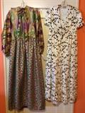 60s Oscar de la Renta Mardi Gras gown $100, 60s Mister B Satin gown $75