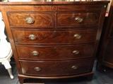 19TH CENTURY MAHOGANY CHEST WITH HANDMADE LOCKS, DOVETAIL JOINTS