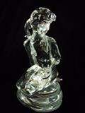 CRYSTAL SCULPTURE BY LORADANO ROSIN TITLED LORELEI 