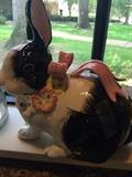              Darling bunny cookie jar