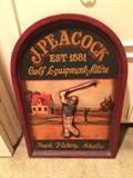          Golf equipment wall decor