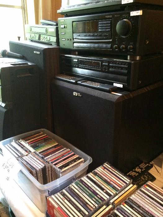         CD's and tape/CD players