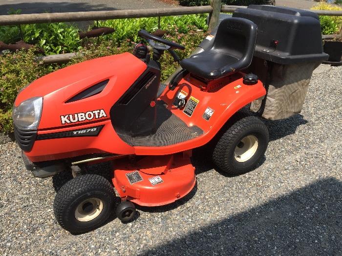 Kubota Tractor Mower with Attachment
