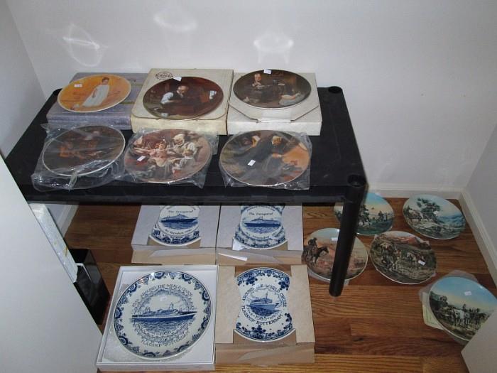 Rockwell plates--Cruise Line plates--Western plates
