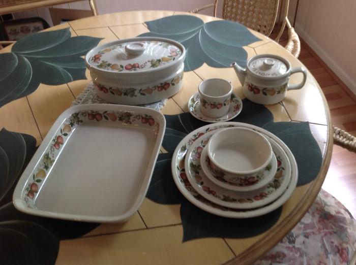 Wedgwood Quince Serving for 10 - each set plus accessories will be sold separately.