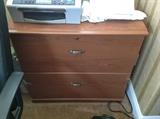 Wood Long Drawer File Cabinet $ 60.00