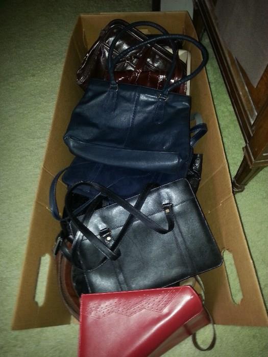 Box of purses $5