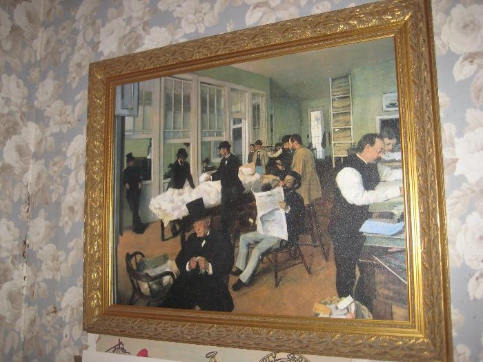 charming cotton office painting