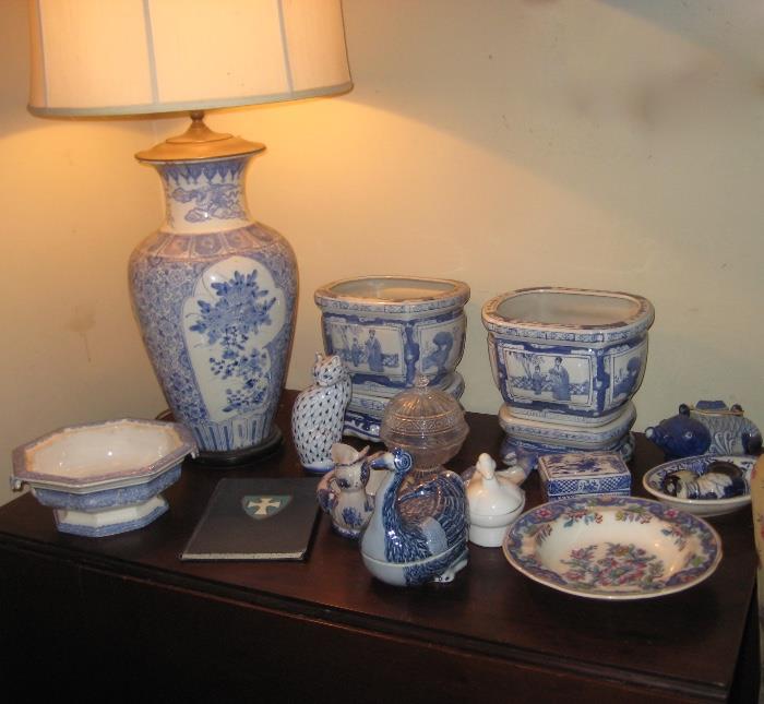 blue and white porcelain collection