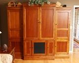 Hooker entertainment center, closed.