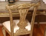 Detail of Hooker "Seven Seas" collection desk chair.