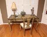 Hooker "Seven Seas" writing desk, very elegant and in excellent condition, as are all the pieces in this home.