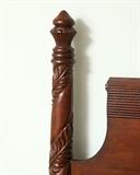 Detail of Ethan Allen bed post.