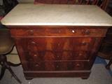 MARBLE TOP CHEST