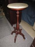 VICTORIAN MARBLE TOP PLANT STAND