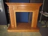 OAK FIREPLACE MANTLE