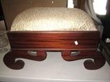 MAHOGANY CHIPPENDALE STOOL