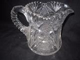 CUT CRYSTAL PITCHER