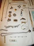 Costume and Fine Jewelry including 14k, 10k, .925 and Sterling