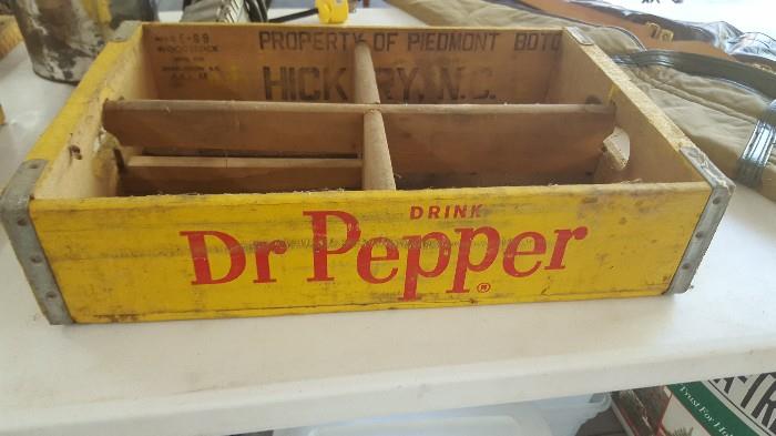 Vintage Dr Pepper crate