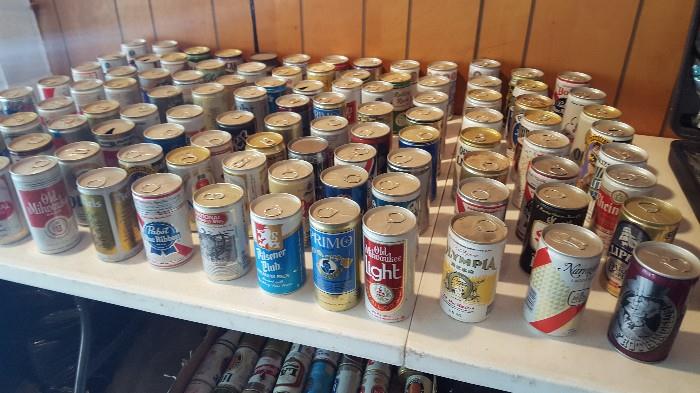 Large Beer Can Collection