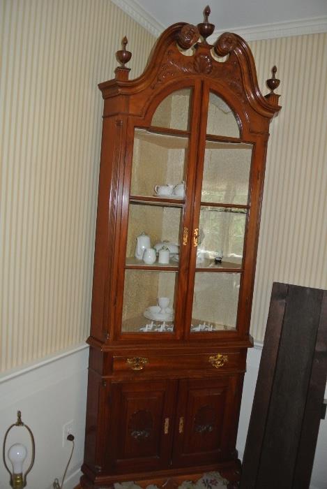 Chippendale Style Corner Cabinet