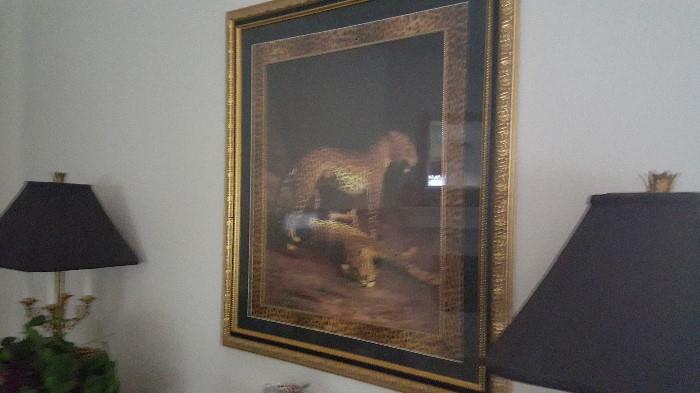 High quality wall art featuring leopards