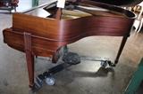 A19 #2 Story & Clark 4’6” 1940 Walnut baby Grand Piano *few knicks* #162566 Condition of 8