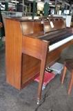 G54 #4 Grand 32” 1958 Dark Finish Console Piano #99059 Condition of 7/8