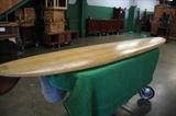 Attributed to be a Vintage Velzy and Jacobs Circa 1950's 9' "Pig Model" Balsa Wood Surfboard