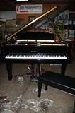 A54#2 Samick 1990 4’11’’ Baby Grand Piano Black Higloss Model SIG 50PD with CD Player Working Condition of 9-10 #IJMEG0222