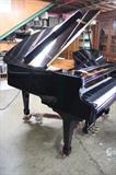 A54#2 Samick 1990 4’11’’ Baby Grand Piano Black Higloss Model SIG 50PD with CD Player Working Condition of 9-10 #IJMEG0222