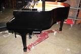 A54#2 Samick 1990 4’11’’ Baby Grand Piano Black Higloss Model SIG 50PD with CD Player Working Condition of 9-10 #IJMEG0222