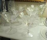 VINTAGE FOSTORIA CRYSTAL "MAYFLOWER" PATTERN 