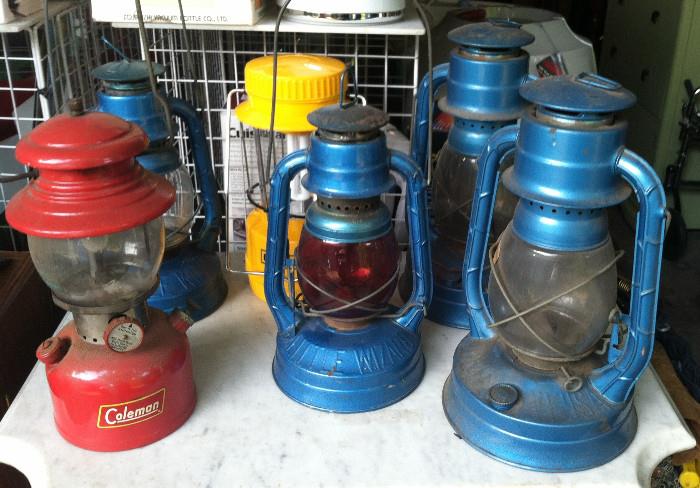 COLLECTION OF LANTERNS - COLEMAN, 