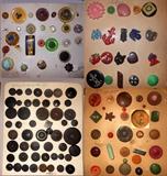 Goodyear Rubber Buttons with patent dates of 1851